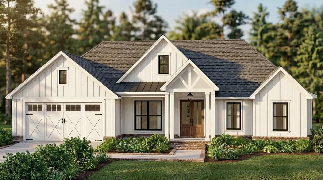4-Bedroom, 1889 Sq Ft Contemporary Home - Plan #206-1004 - Main Exterior