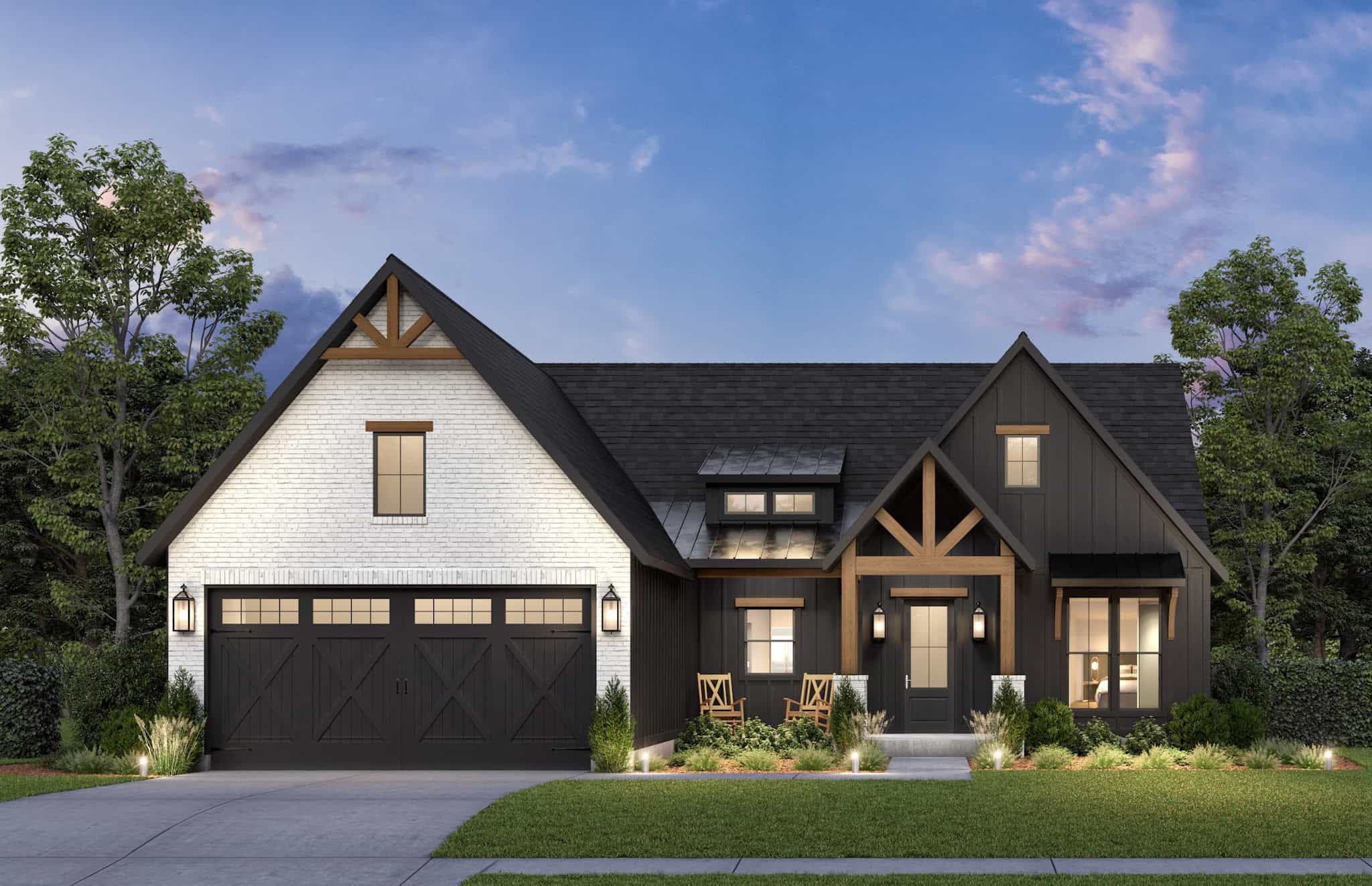 Country House Plan - 4 Bedrms, 2 Baths - 1939 Sq Ft - #206-1079