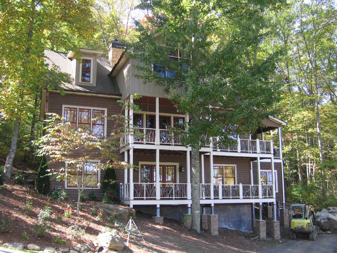 Here is a color photo of these Traditional Home Plans.