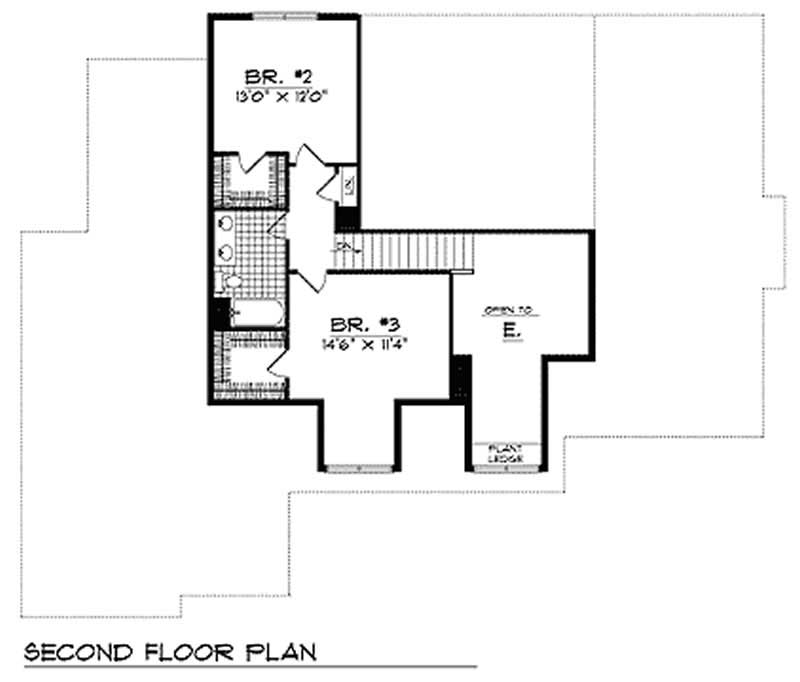 second floor plan