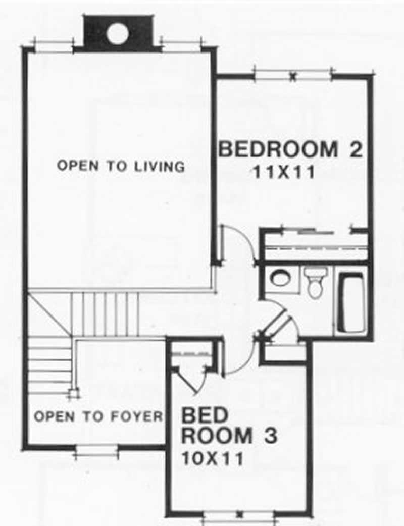 Upper Level Floor Plan