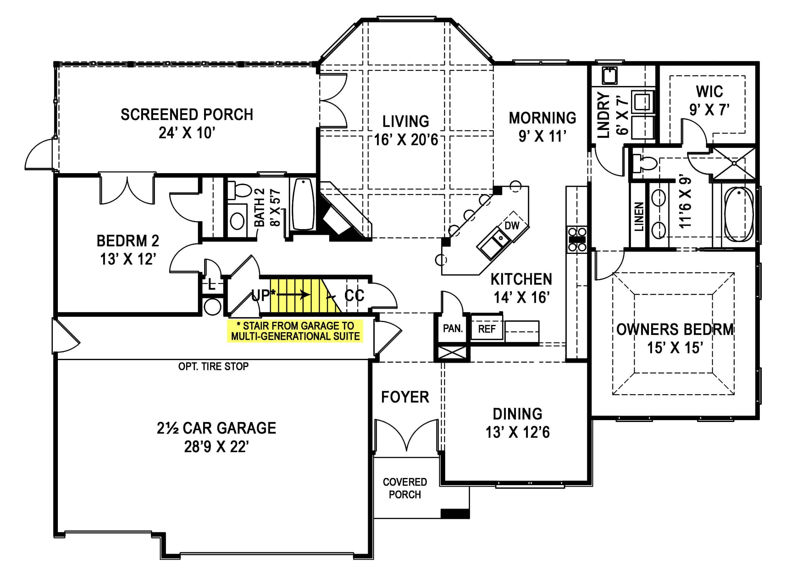 Floor Plan Main Level