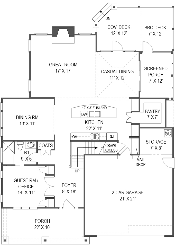 Floor Plan Main Level
