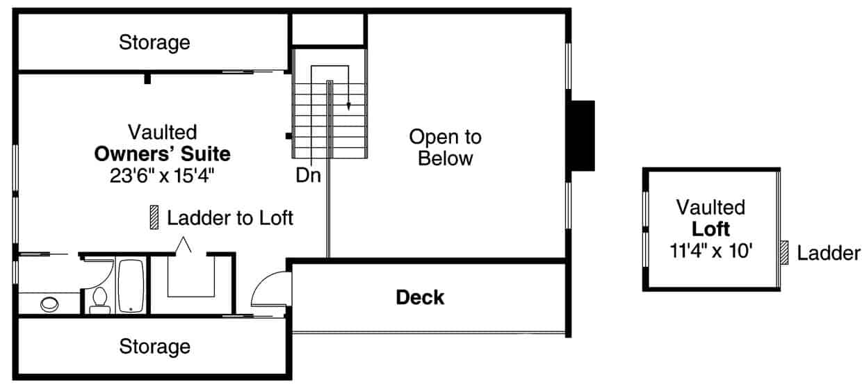 Floor Plan Upper Level