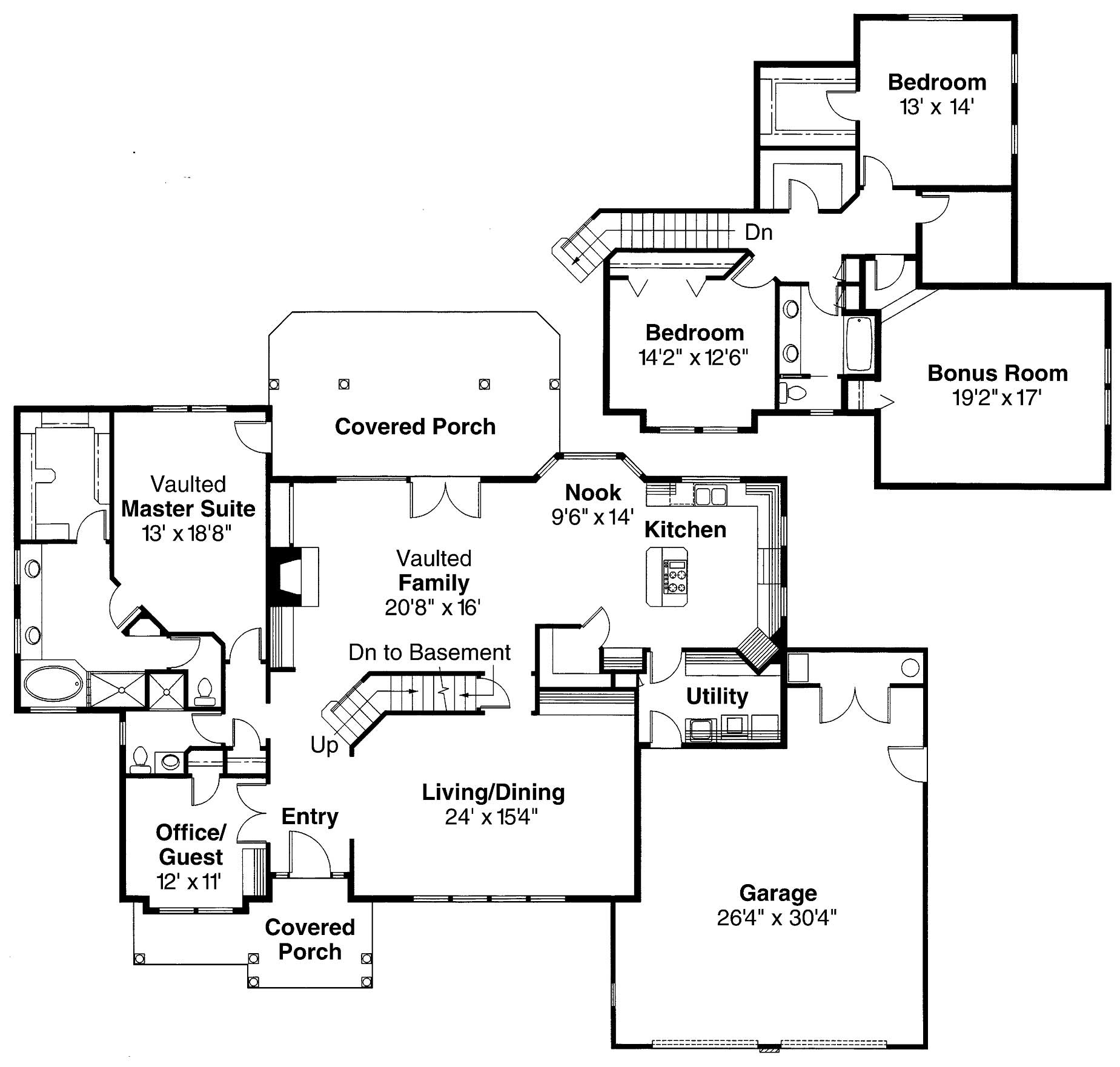 Floor Plan First Story