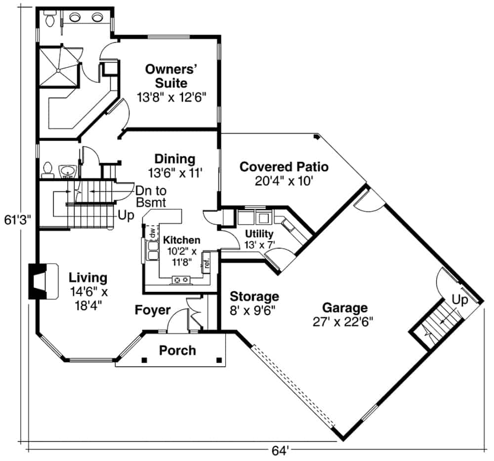 Floor Plan Main Level