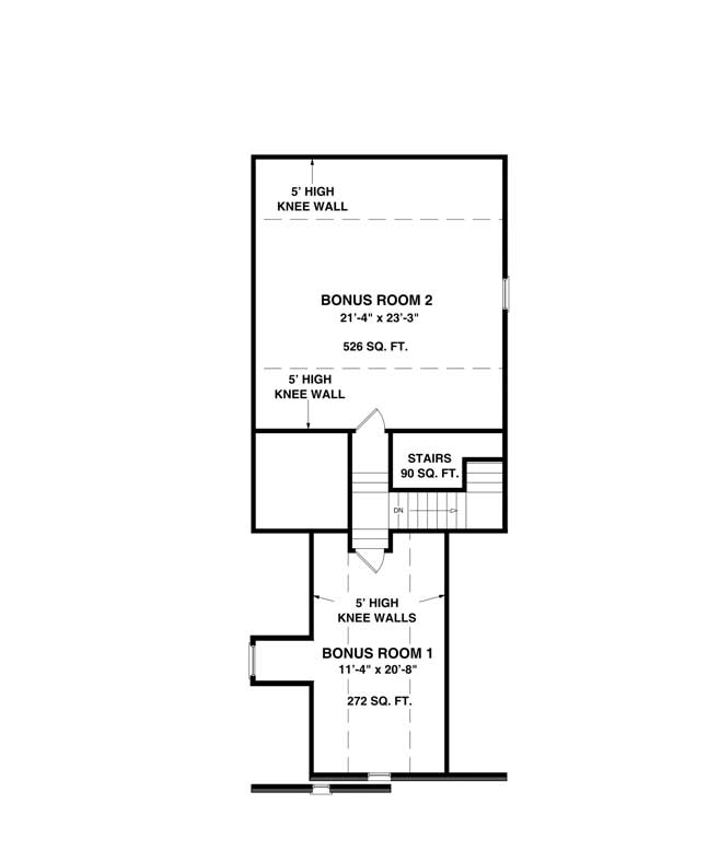 Floor Plan Bonus Room