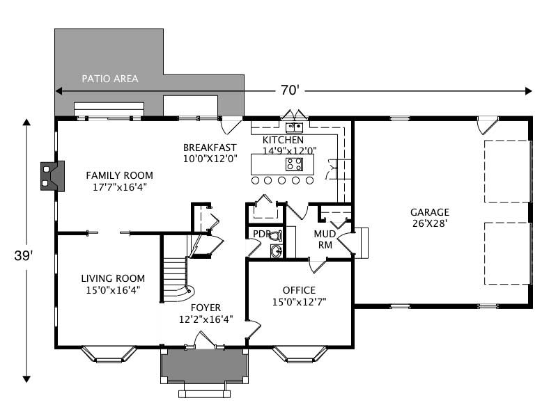 Floor Plan First Story