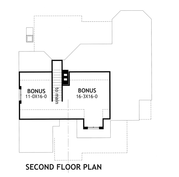 Floor Plan Bonus Room