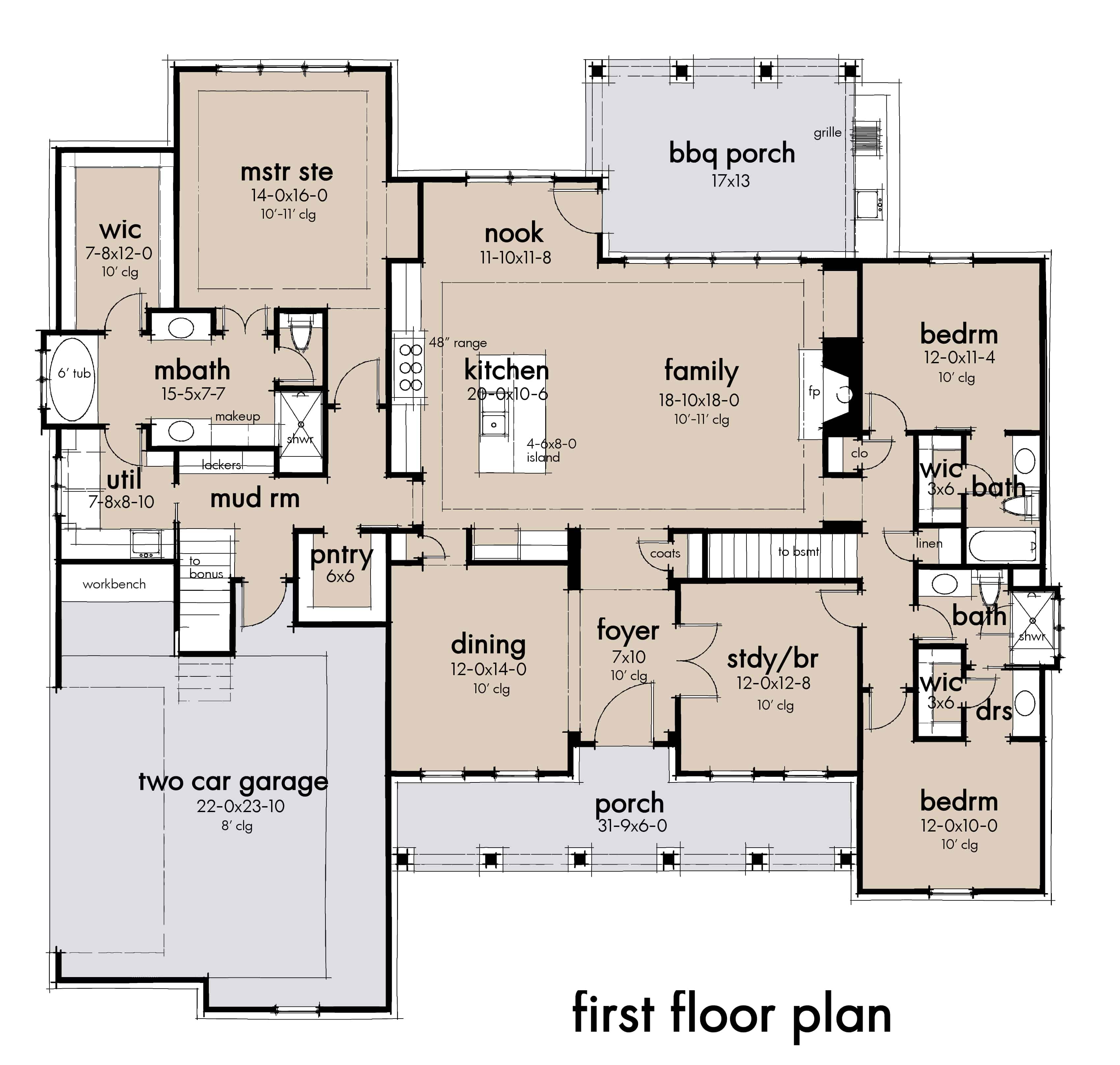 Floor Plan Main Level
