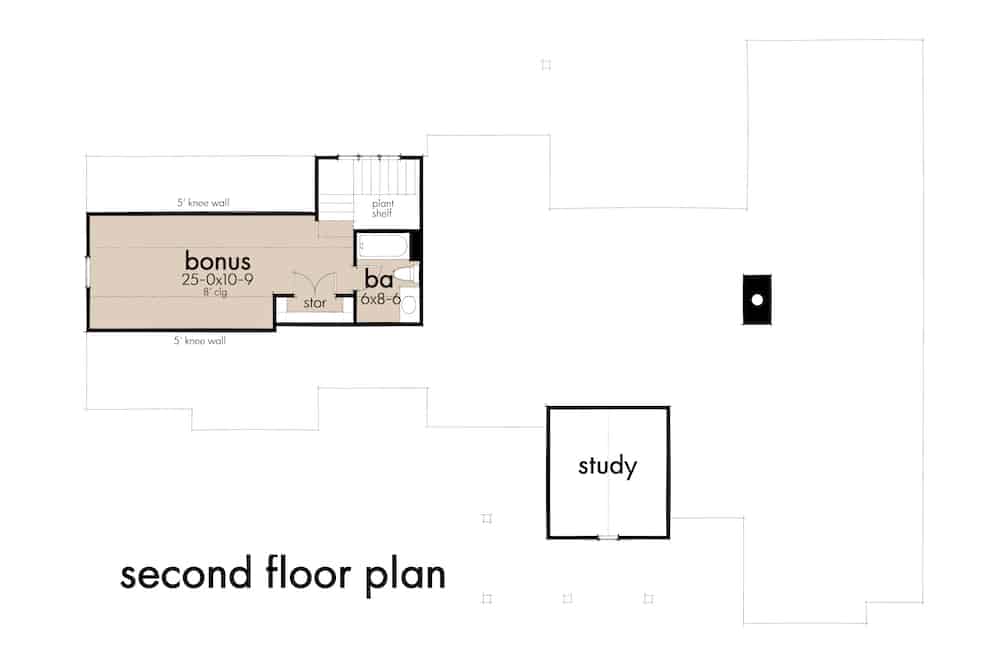 Floor Plan Bonus Room