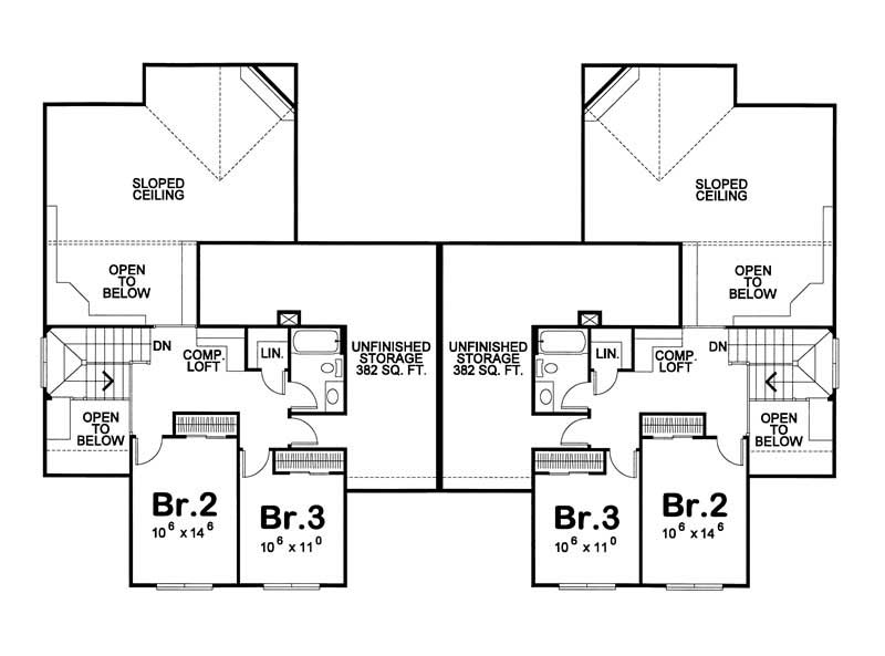 Upper Level Floor Plan