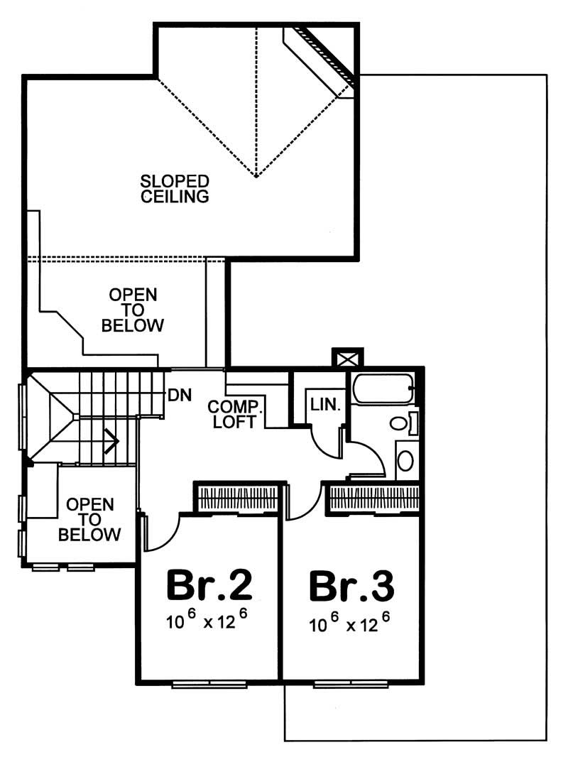Upper Level Floor Plan