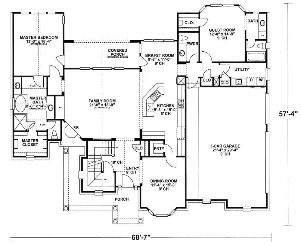 Floor Plan Main Level