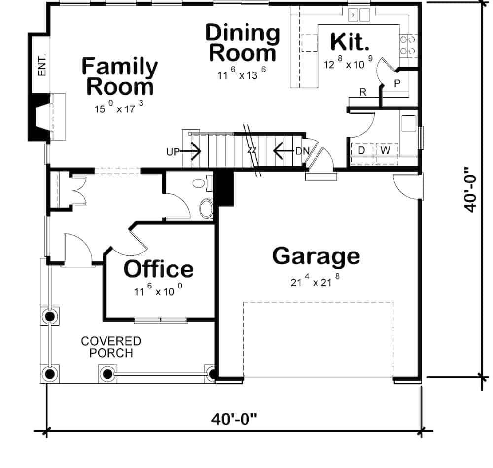 Floor Plan Main Level