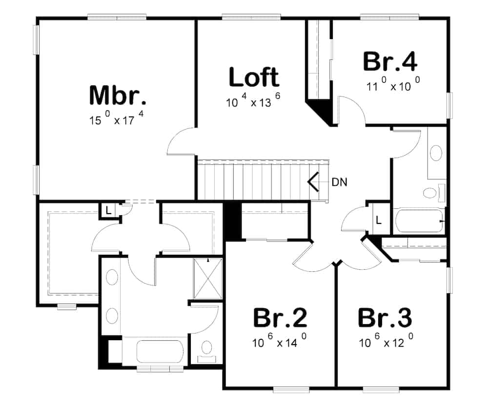 Floor Plan Upper Level