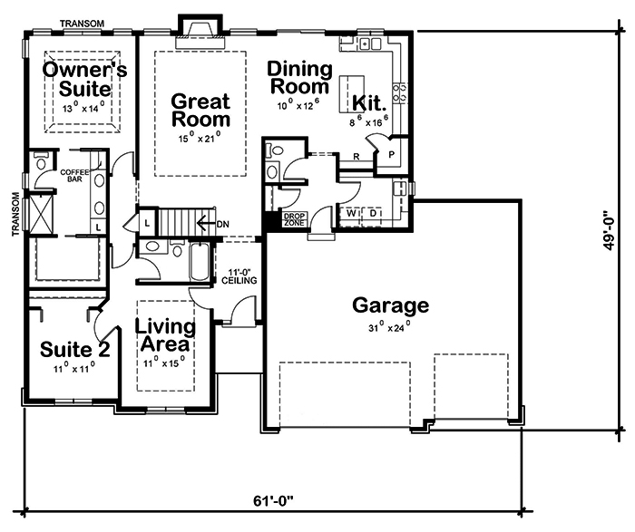 Floor Plan Main Level