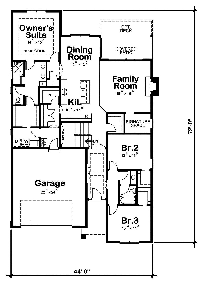 Floor Plan Main Level