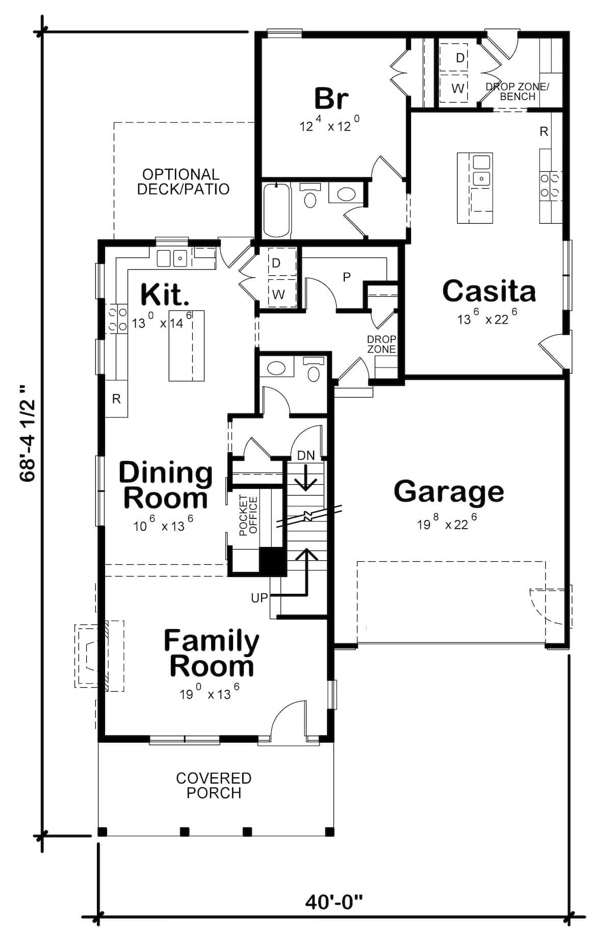 Floor Plan Main Level