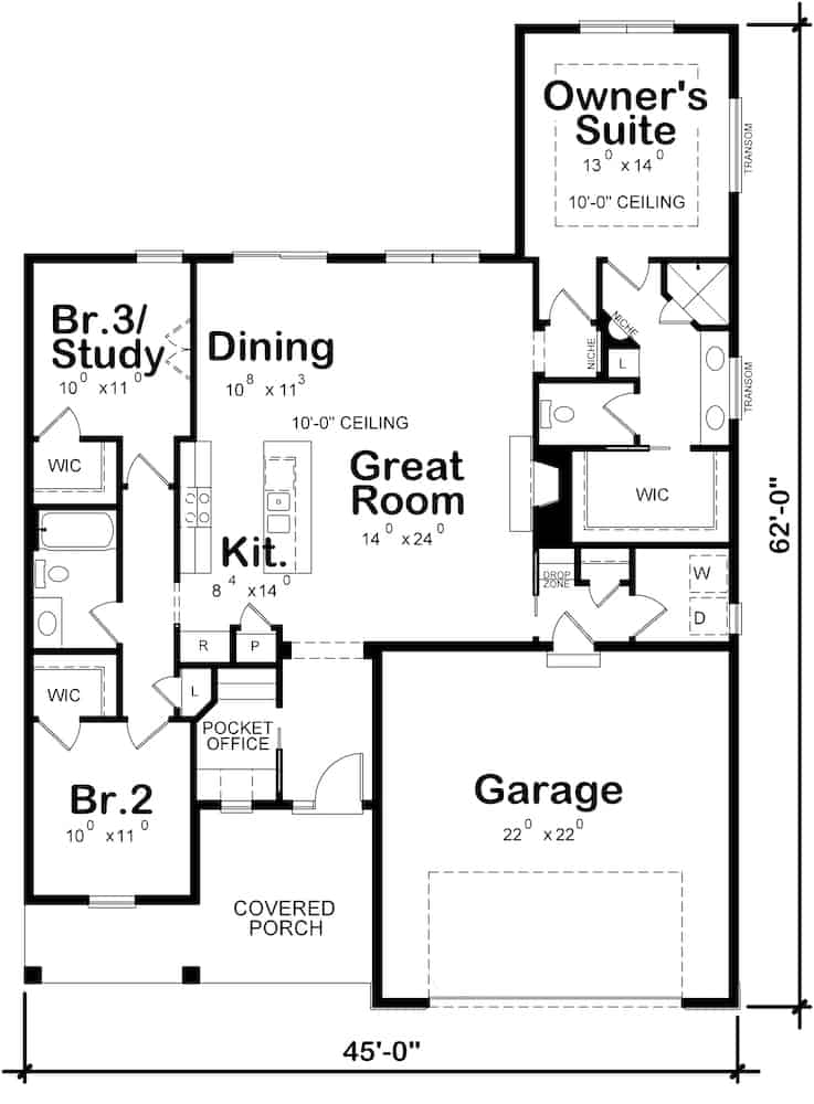 Floor Plan Main Level