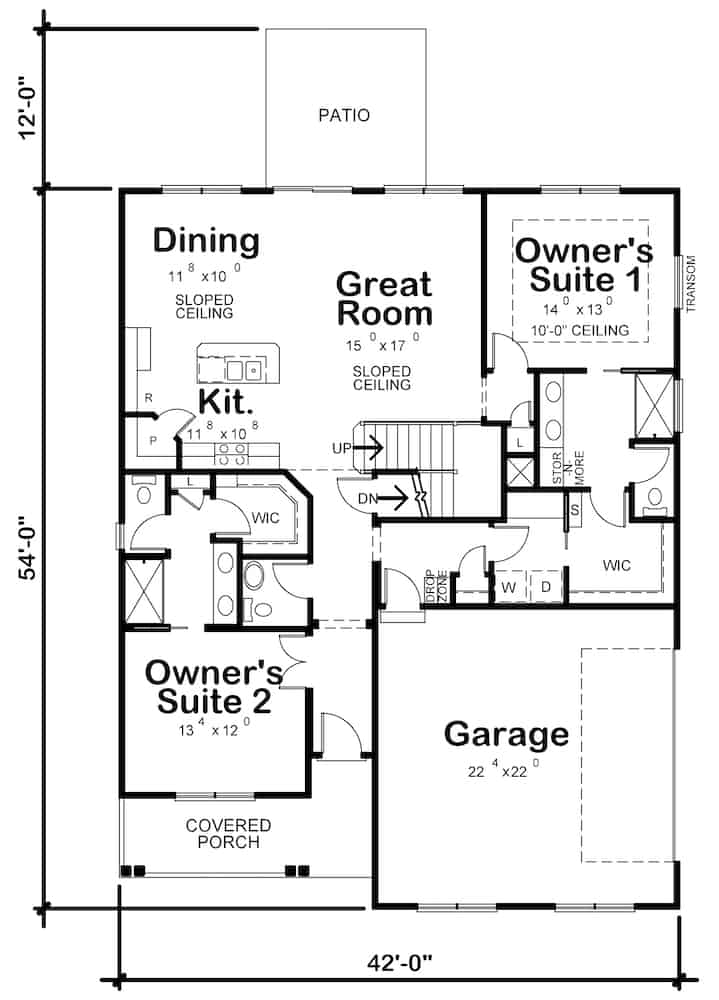 Floor Plan Main Level