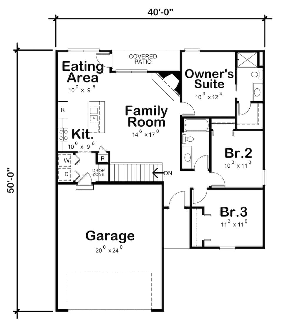 Floor Plan Main Level