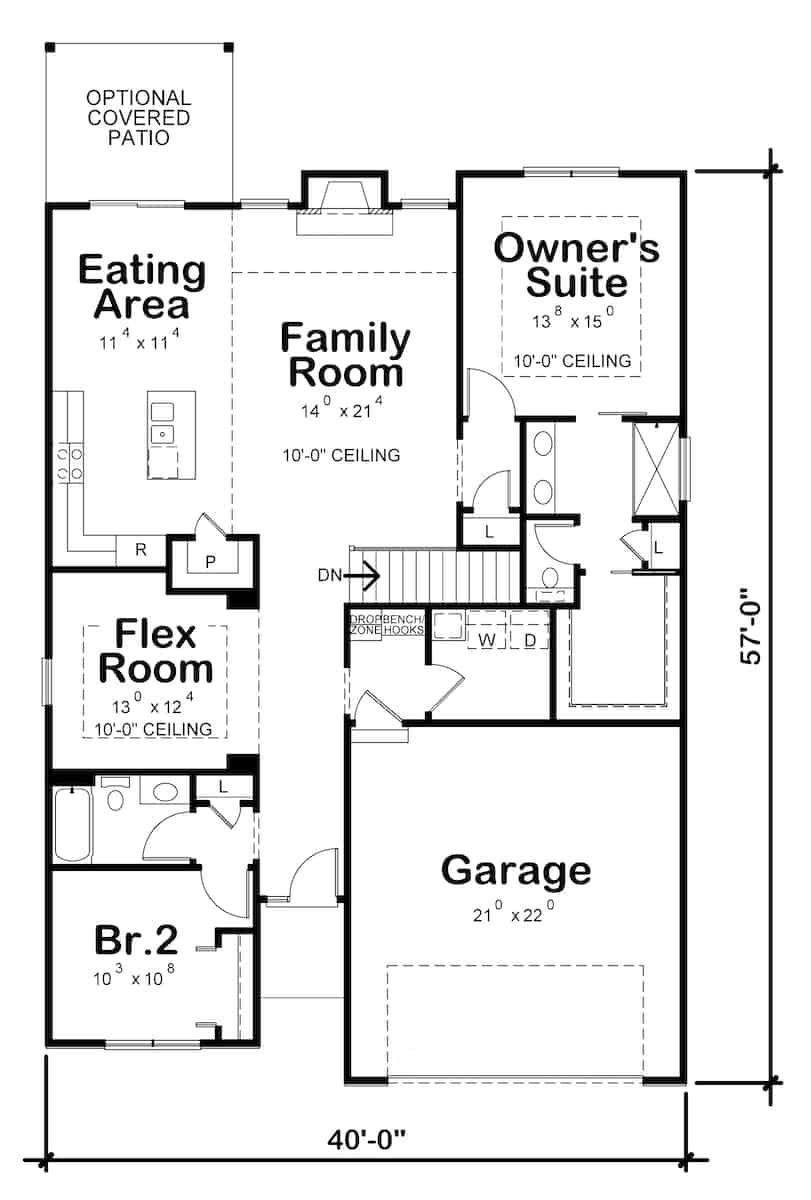 Floor Plan Main Level