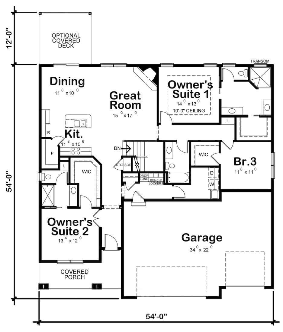 Floor Plan Main Level