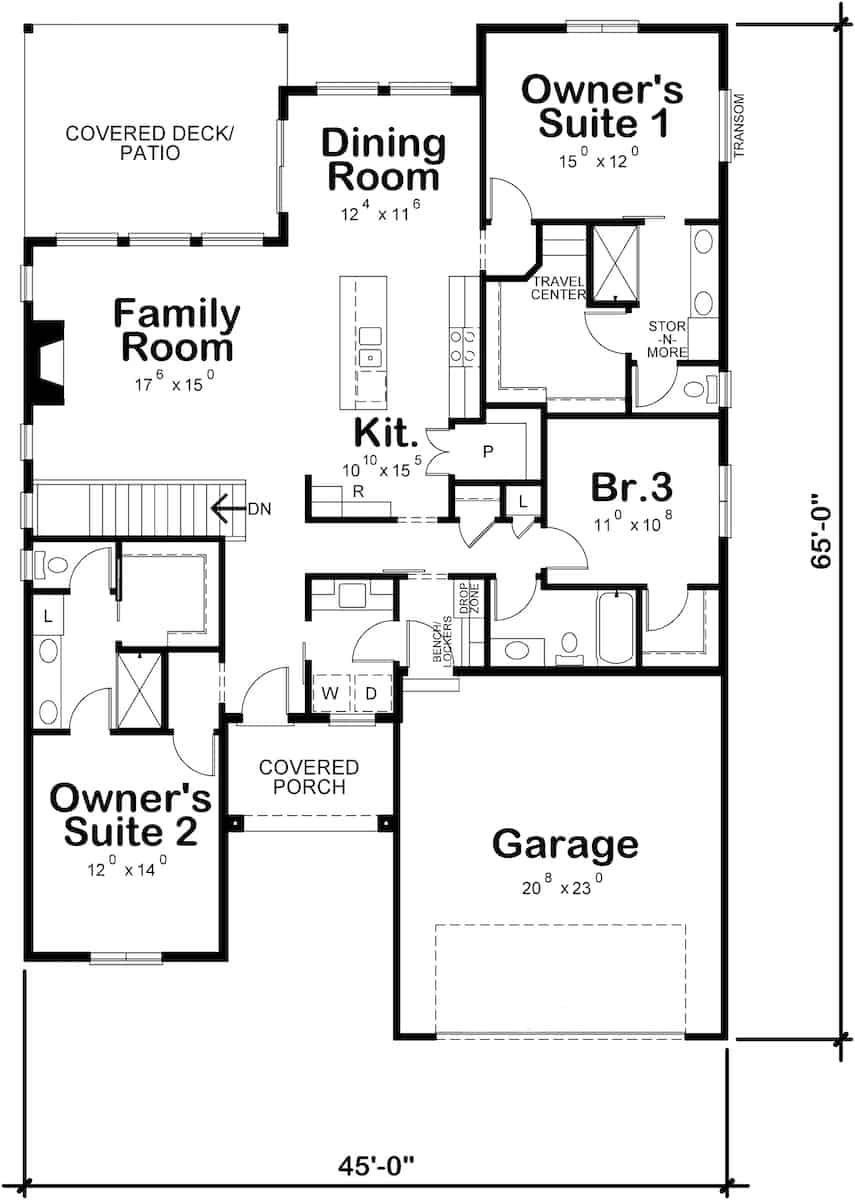 Floor Plan Main Level