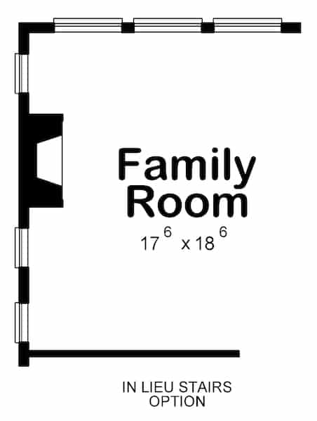 Alternative Main Level Layout