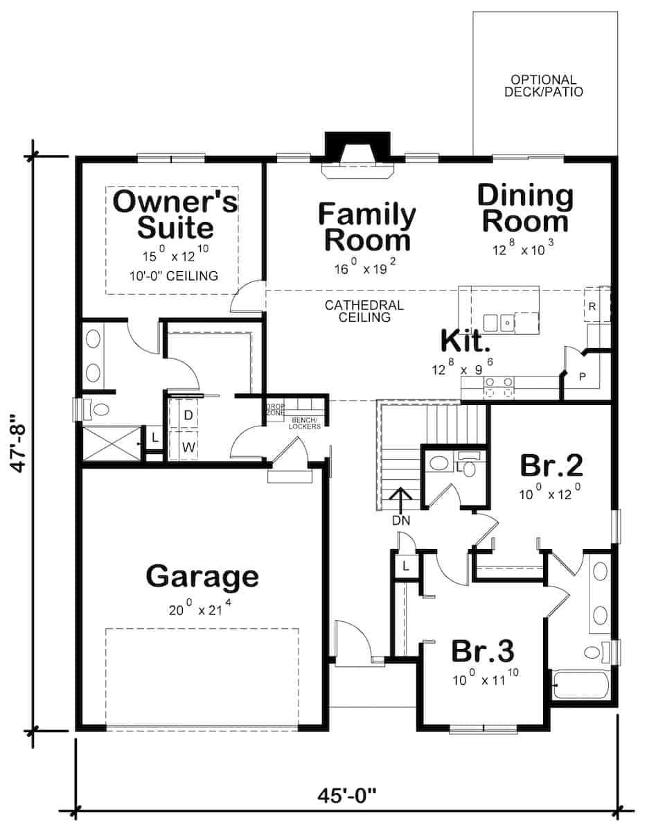 Basement Option Stair Location