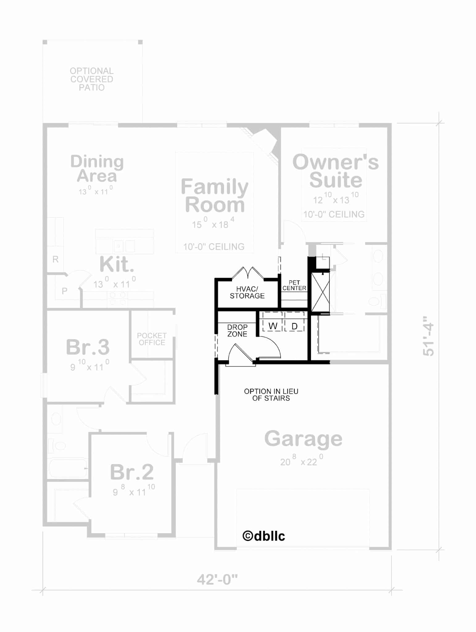 Basement Option Stair Location