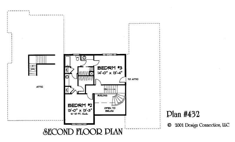 Second Level Floor Plan