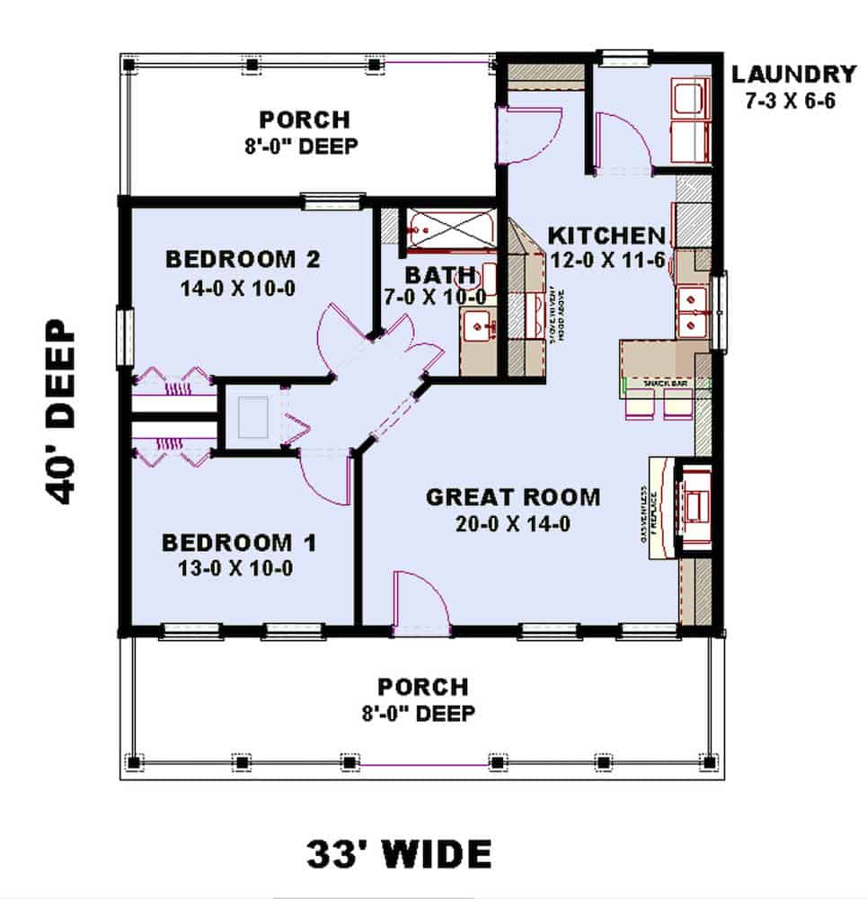 Floor Plan Main Level