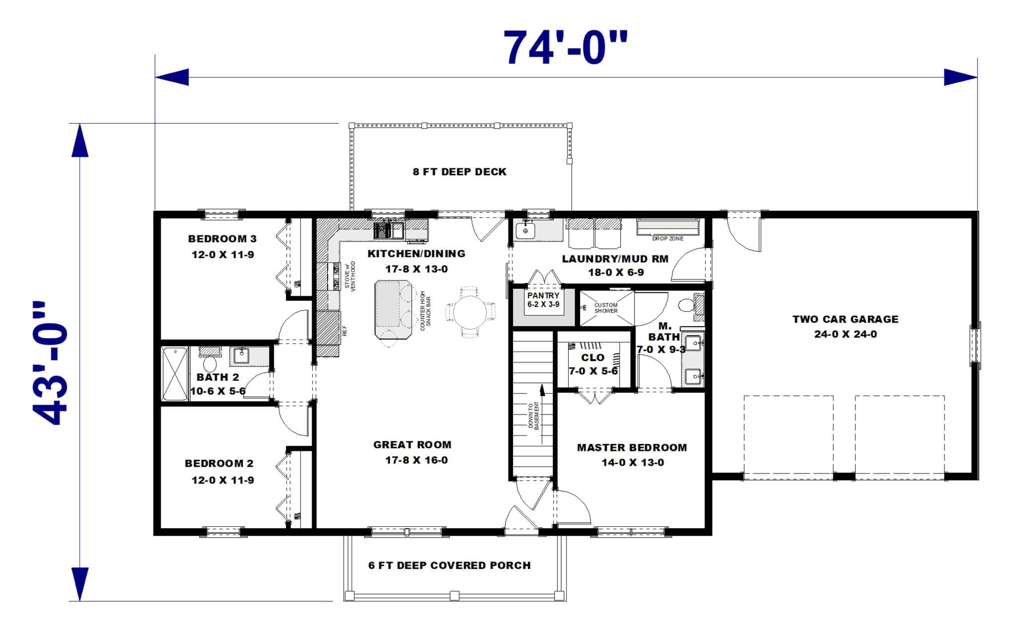 Floor Plan First Story