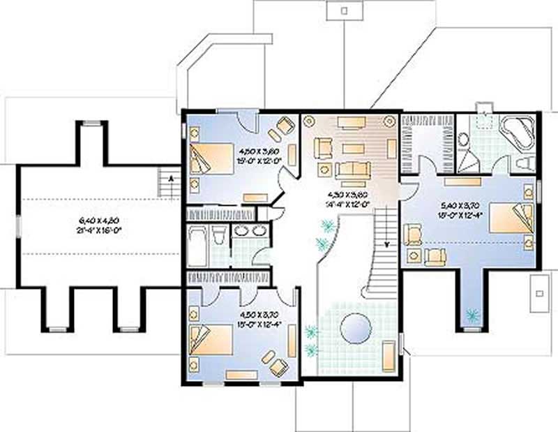 Upper Level Floor Plan