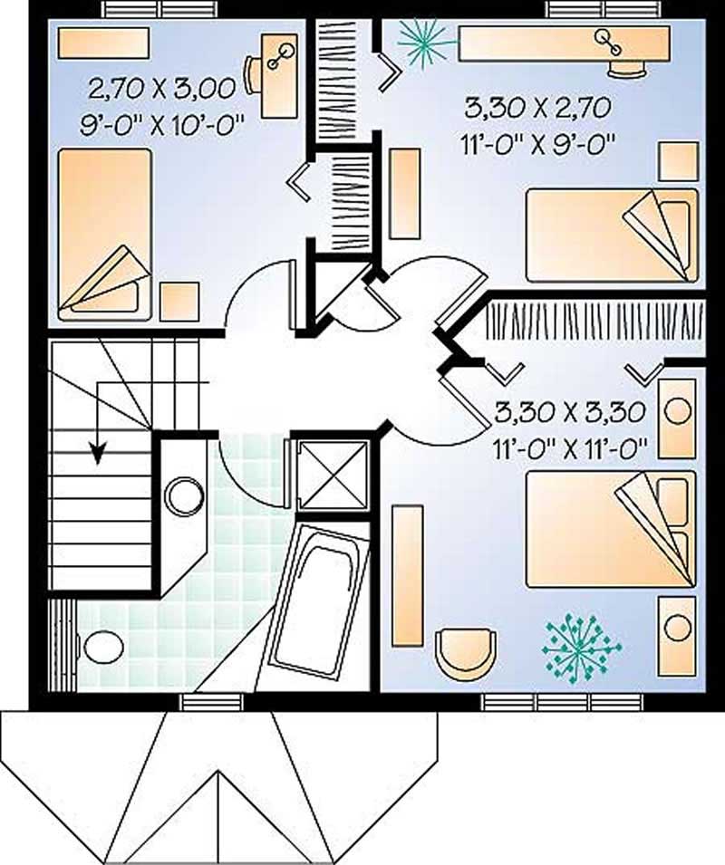 Upper level Floor Plan