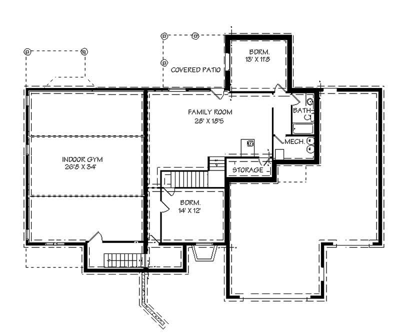 Lower Level Floor Plan
