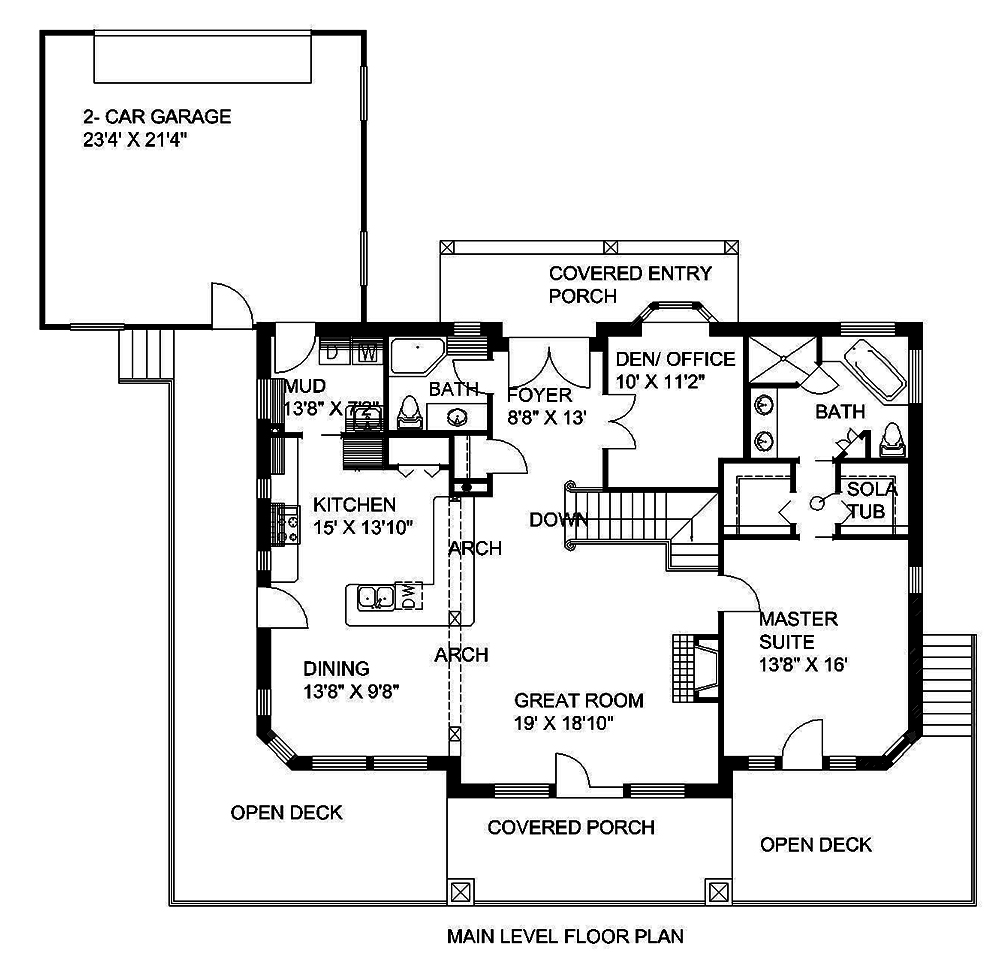 Floor Plan Main Level