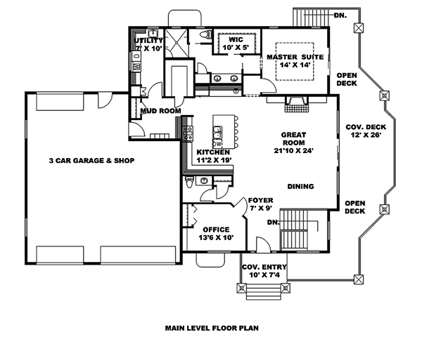 Floor Plan Main Level