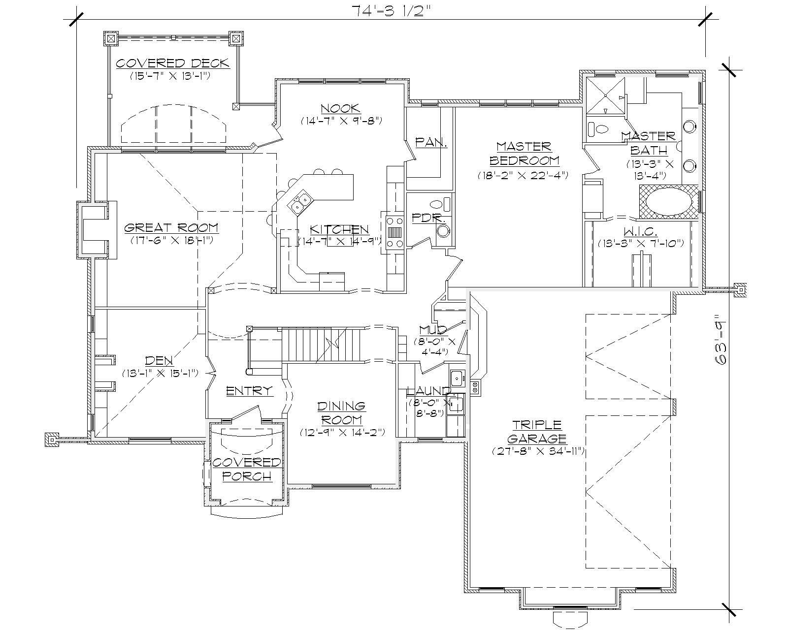 Floor Plan First Story