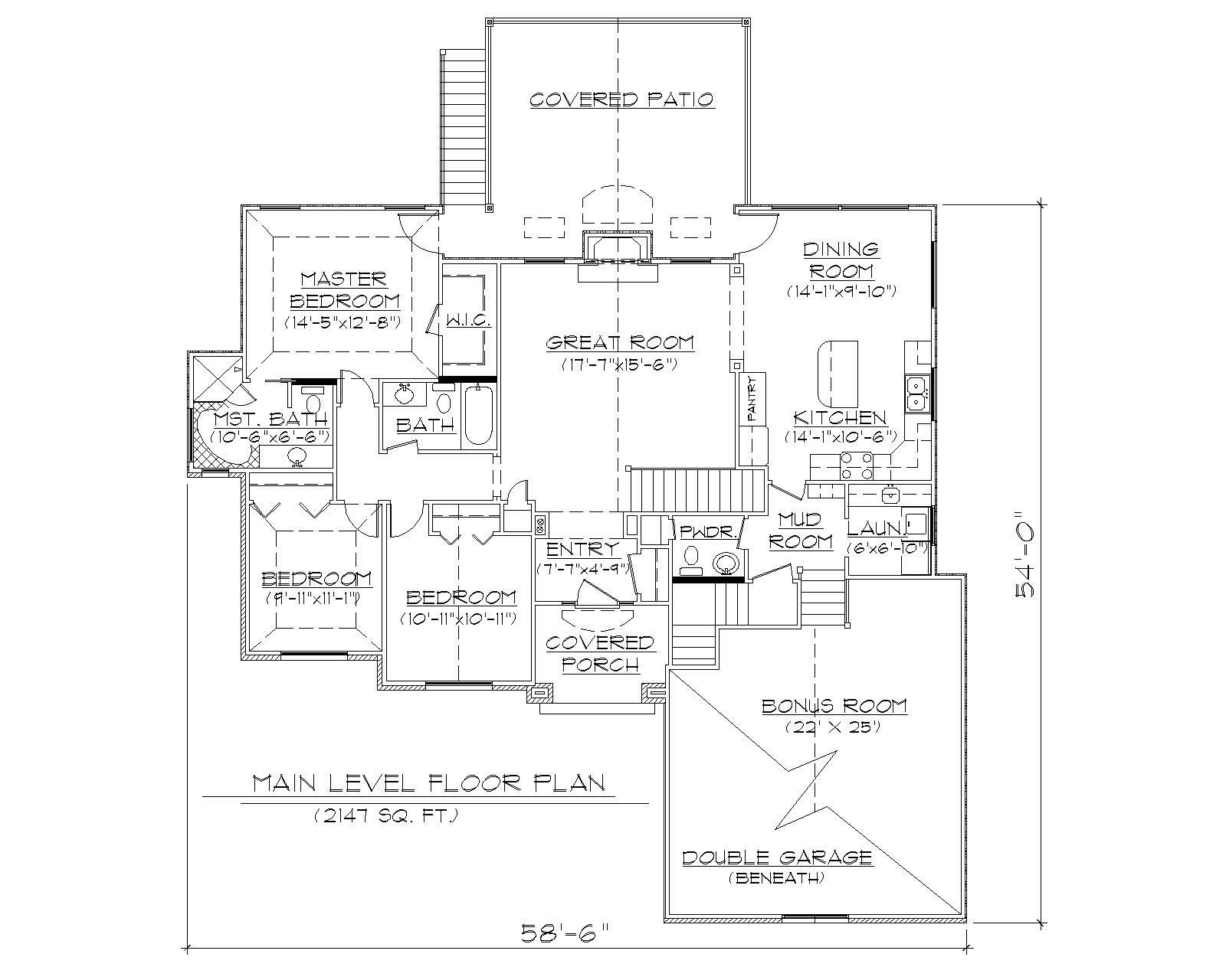 Floor Plan First Story