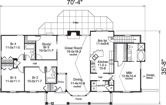 Floor Plan Main Level