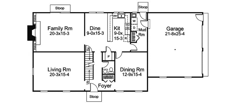 Floor Plan First Story