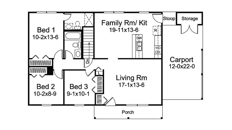Floor Plan First Story