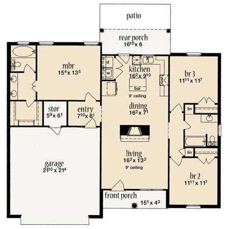 Floor Plan First Story