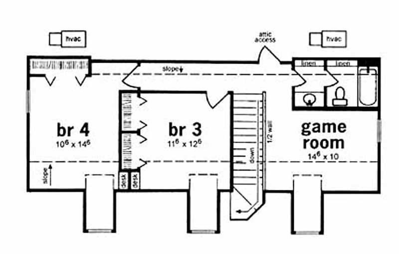 Upper Level Floor Plan