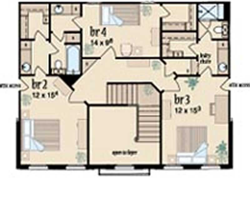 Upper Level Floor Plan