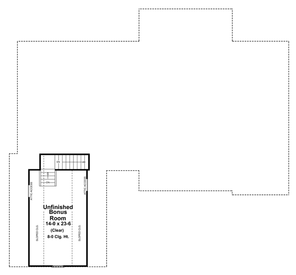 Floor Plan Bonus Room