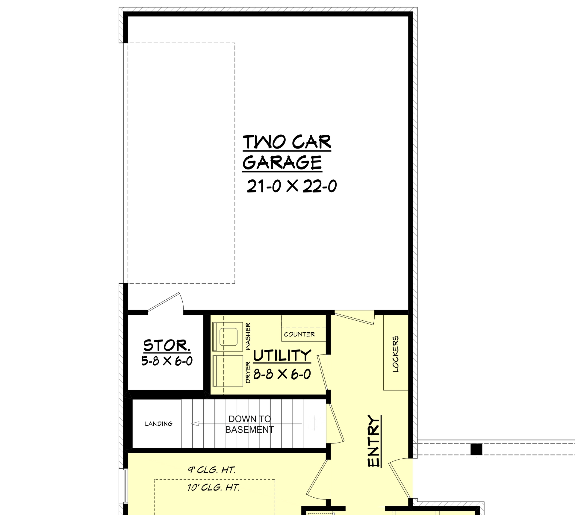 Basement Option Stair Location